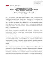 Statement on the UNSC Resolution 1325