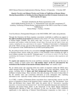 Statement on "Regular Travelers and Migrant Workers, NOT Nomads or Victims of Trafficking in human Beings: Sharing Responsibilities in Tackling the Roma Migration and their Economic Inclusion in the OSCE and the EU Space"