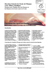 Information on the Council of Europe Convention on Action against Trafficking in Human Beings (fr)