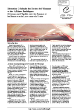 Information on the CoE Action against Trafficking in Human Beings (fr)