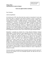 Statement on the "Court cases against media in Azerbaijan"