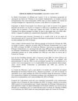 Statement on freedom of assembly and association