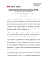 Statement on freedom of assembly and association.