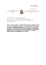 Opening Statement by Canada