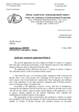 Contribution by the Centre of Assistance to International Protection