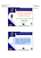 Presentation by Mr. Galvao da Silva, Representative of the Republican National Guard of Portugal