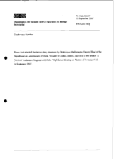 Introductory Statement by Ms. Mallassagne, Deputy Head of the Department on Assistance to Victims, Ministry of Justice, France