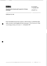 Introductory Statement by Mr. Gormally, Justice Associates, United Kingdom