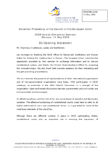 EU Opening Statement