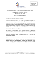 EU Closing Statement