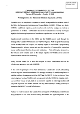 Statement on OSCE and ODIHR project work