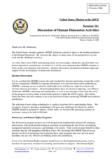 Statement by Mr. Ted Kontek