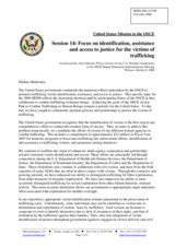 Statement by Alex Johnson