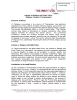 Religious Freedom in Turkmenistan