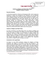 Religious Freedom in Bosnia