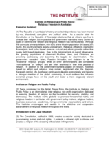 Religious Freedom in Azerbaijan