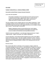 Intervention by Mr. David Pollock