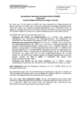 Statement on The Case of Jehova's Witnesses vs. the Republic of Austria at the ECHR