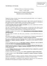 Statement in exercise of the Right of Reply