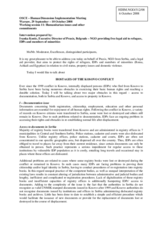 Statement on 'Hostages of Kosovo Conflict'