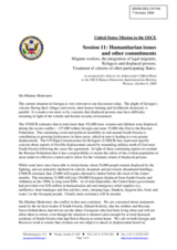 Statement by Ambassador Clifford Bond