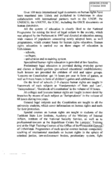 Statement on human rights education