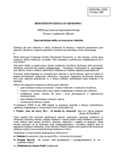 Statement on human rights education (pl)