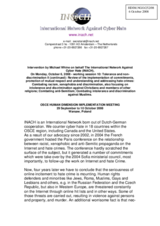 Intervention by Michael Whine