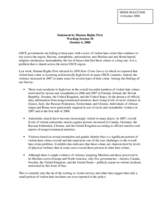 Contribution on hate crimes in the OSCE region