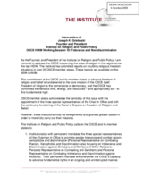 Intervention of Mr. Joseph K. Grieboski