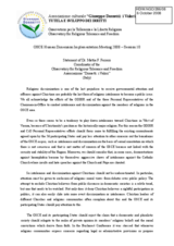 Statement of Dr. Mattia F. Ferrero