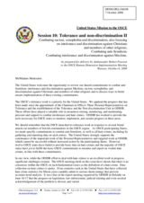 Statement by Ambassador Robert Pearson