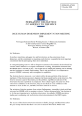 Statement by Senior Adviser Birgit Kleven