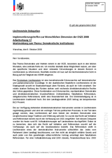 Statement on democratic institutions (de)