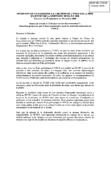 Canadian intervention on protection of rights of national minorities (fr)