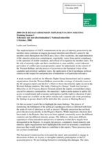 Intervention on national minorities