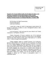 Statement on the Turkish Community of Kosovo