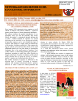 Newsletter - 'New Challenges before Roma Educational Integration'