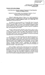 Statement - On the Elaboration of the New Framework Programme for Equal Integration of Roma in the Bulgarian Society