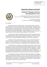 Statement  by Mr. Nathan Mick on Romani minority