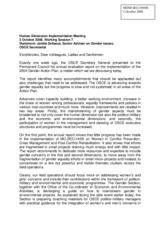 Statement by Ms. Jamila Seftaoui, Senior Adviser on Gender Issues