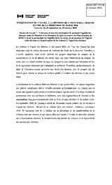 Statement on violence against women (fr)