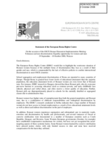 Statement on the situation of the Romani women