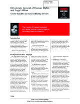 Factsheet of  the Council of Europe Campaign to Combat Violence against Women, including Domestic Violence