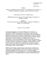 Contribution by Church of Scientology