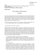 Introductory Speech by Prof. Balazs Schanda, Dean, Faculty of Law and Political Sciences, Pazmany Peter Catholic University, Hungary