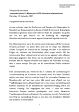 Key-note address by Prof. Wladyslaw Bartoszewski, Secretary of State, Plenipotentiary of the Prime Minister of Poland for International Dialogue