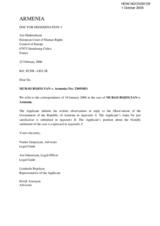 Court case of MURAD BOJOLYAN v. Armenia