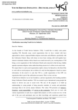 Attachment to the Statement by Universal Peace Federation Deutschland