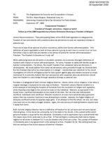 Intervention by  Rev. Mario Bergner, on Addressing Unwanted Sameâ€Sex Attraction for Public Debate